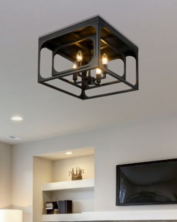 Flush mount ceiling light fixtures